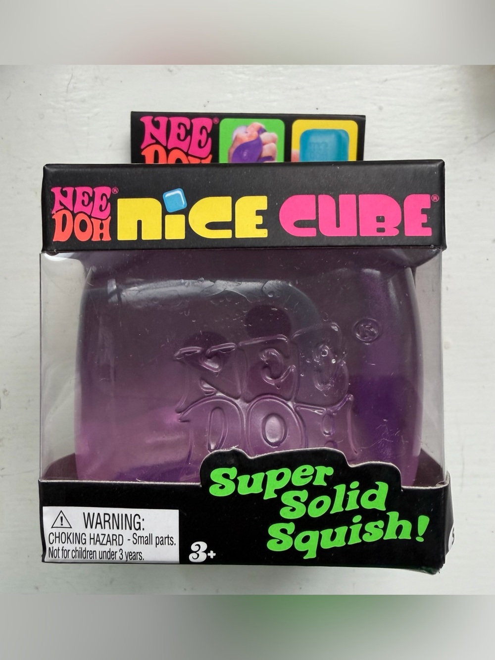 SOLD - Nice Cube Super Solid Squish - Purple